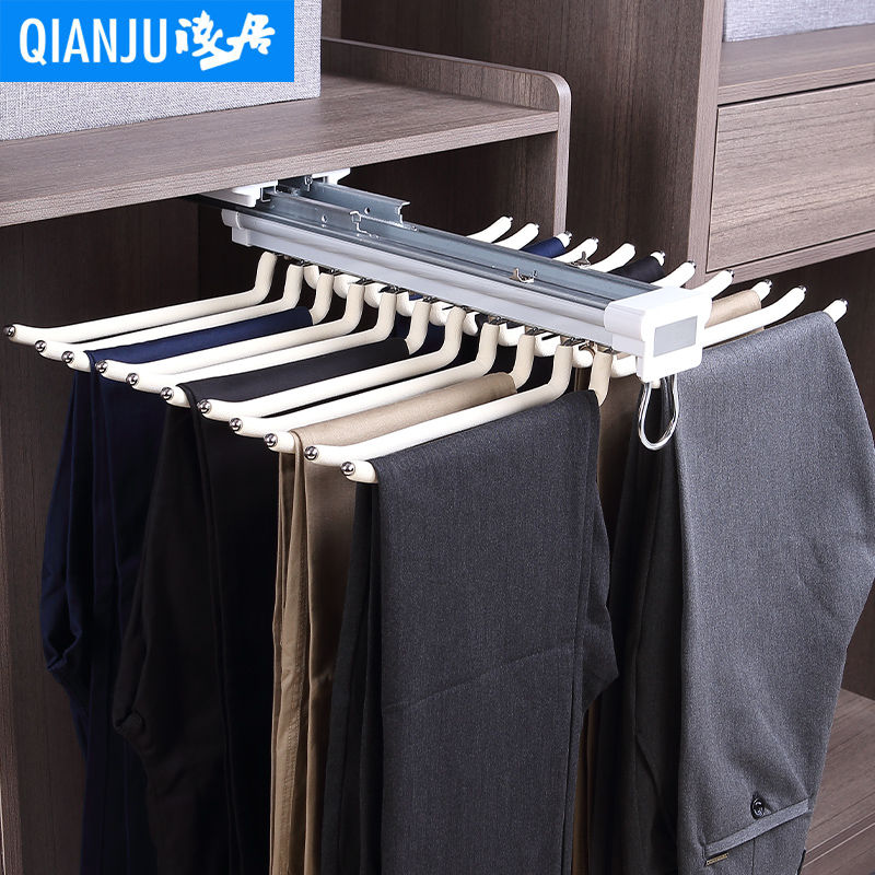 伸縮褲架衣柜 多功能褲抽架，優化家居收納空間