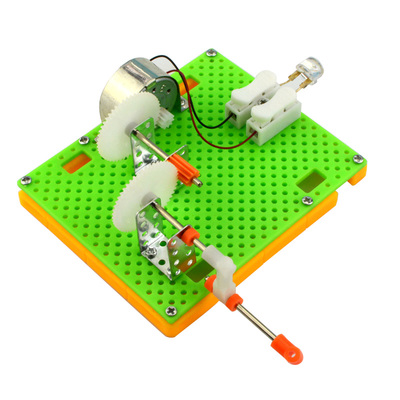 手搖發(fā)電機(jī) 點(diǎn)亮小學(xué)生科學(xué)夢想的科技小制作